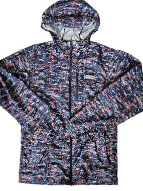Columbia PFG Terminal Tackle Hooded Jacket – Digital Camo – Lightweight Packable